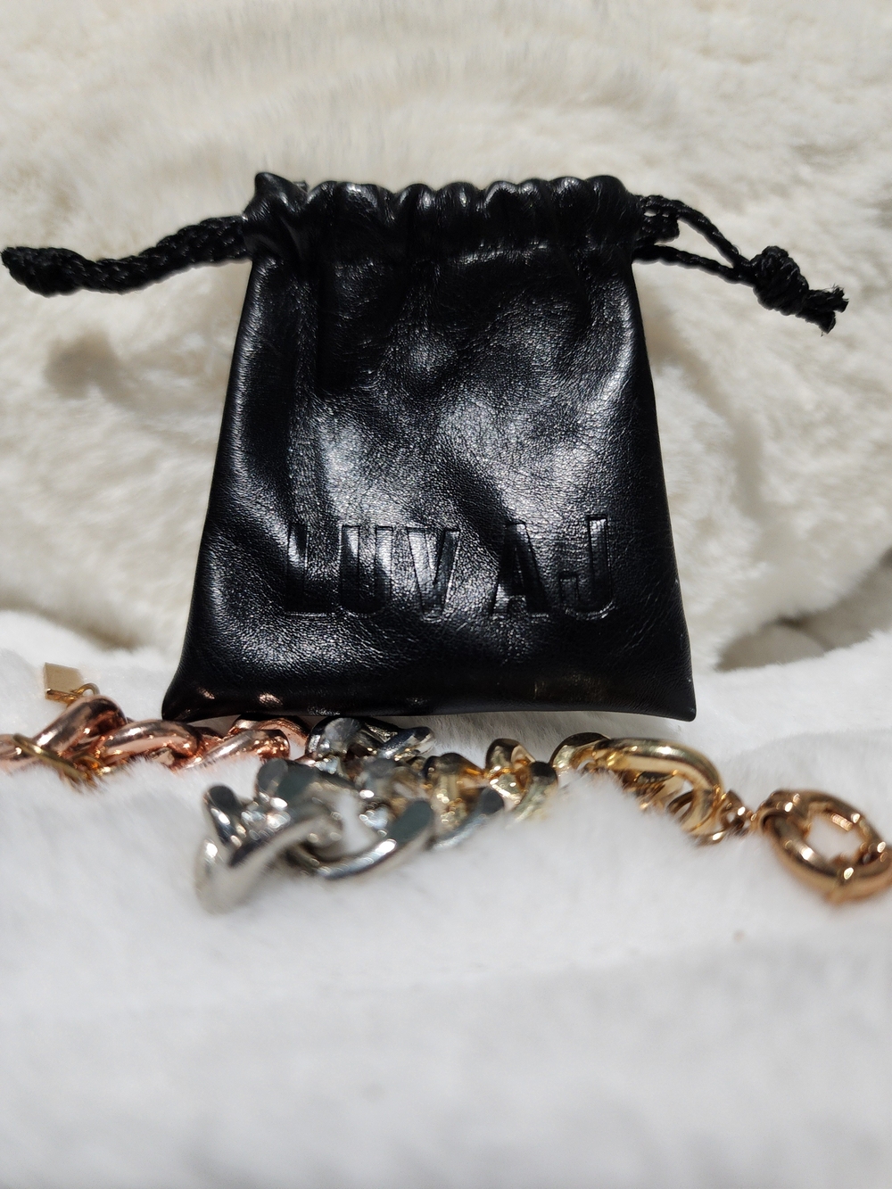 Luv AJ Mixed Metal Chain Bracelet